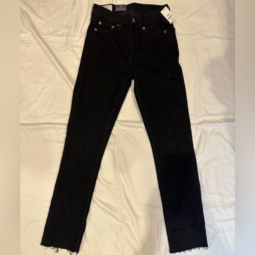 GAP Black Vintage Slim Mid Rise Jeans